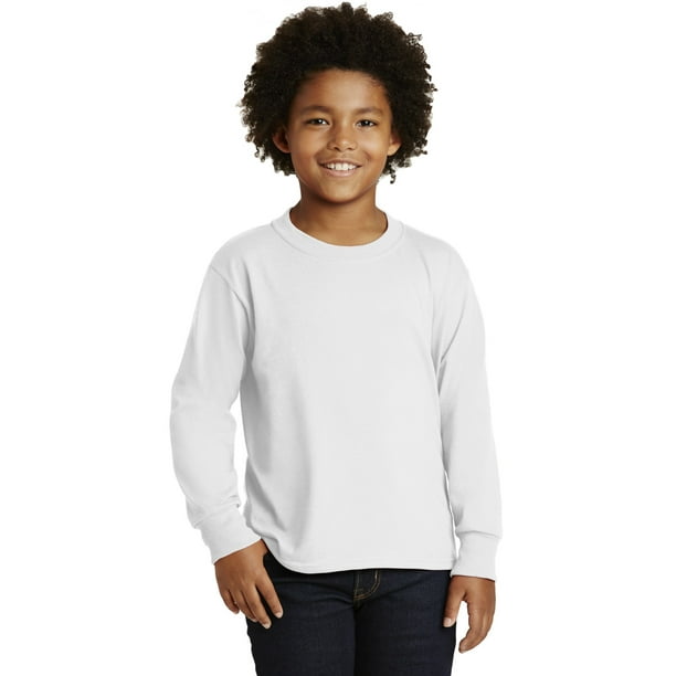 Large Athletic Heather Jerzees Big Boys Tear Away Label 1X1 Rib Cuffs T-Shirt Large Athletic Heather Jerzees Big Boys Tear Away Label 1X1 Rib Cuffs T-Shirt